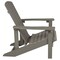 Flash Furniture Gray Poly Resin Adirondack 2 Pk 2-JJ-C14501-LTG-GG - alternate 3